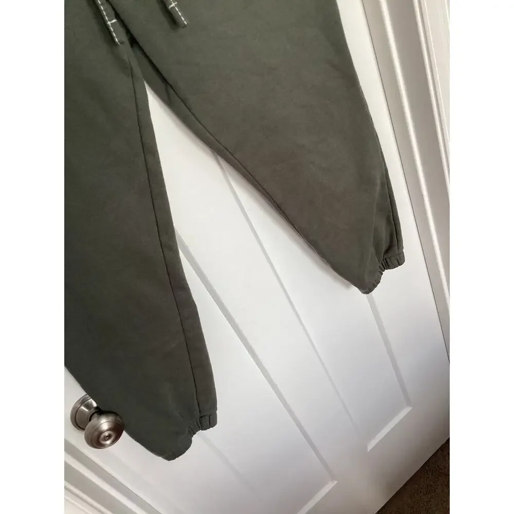 True Religion Men's XL Olive Green Jogger Sweatpants‎ logo casual